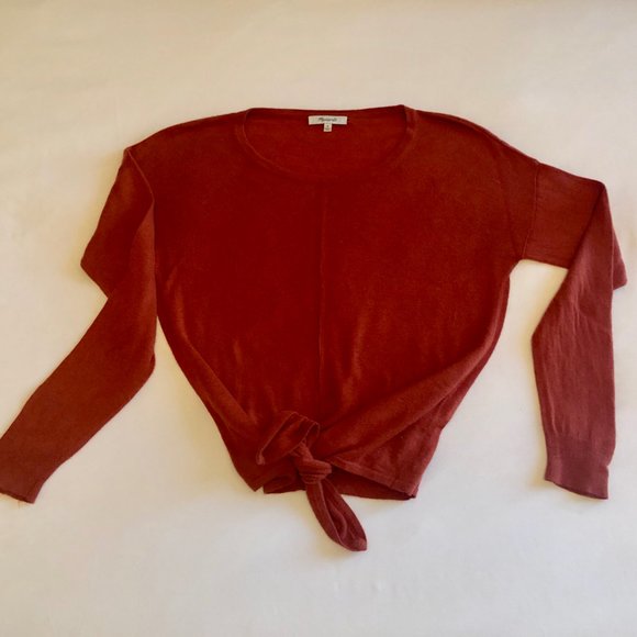 Madewell Tie Front Sweater - Picture 2 of 4
